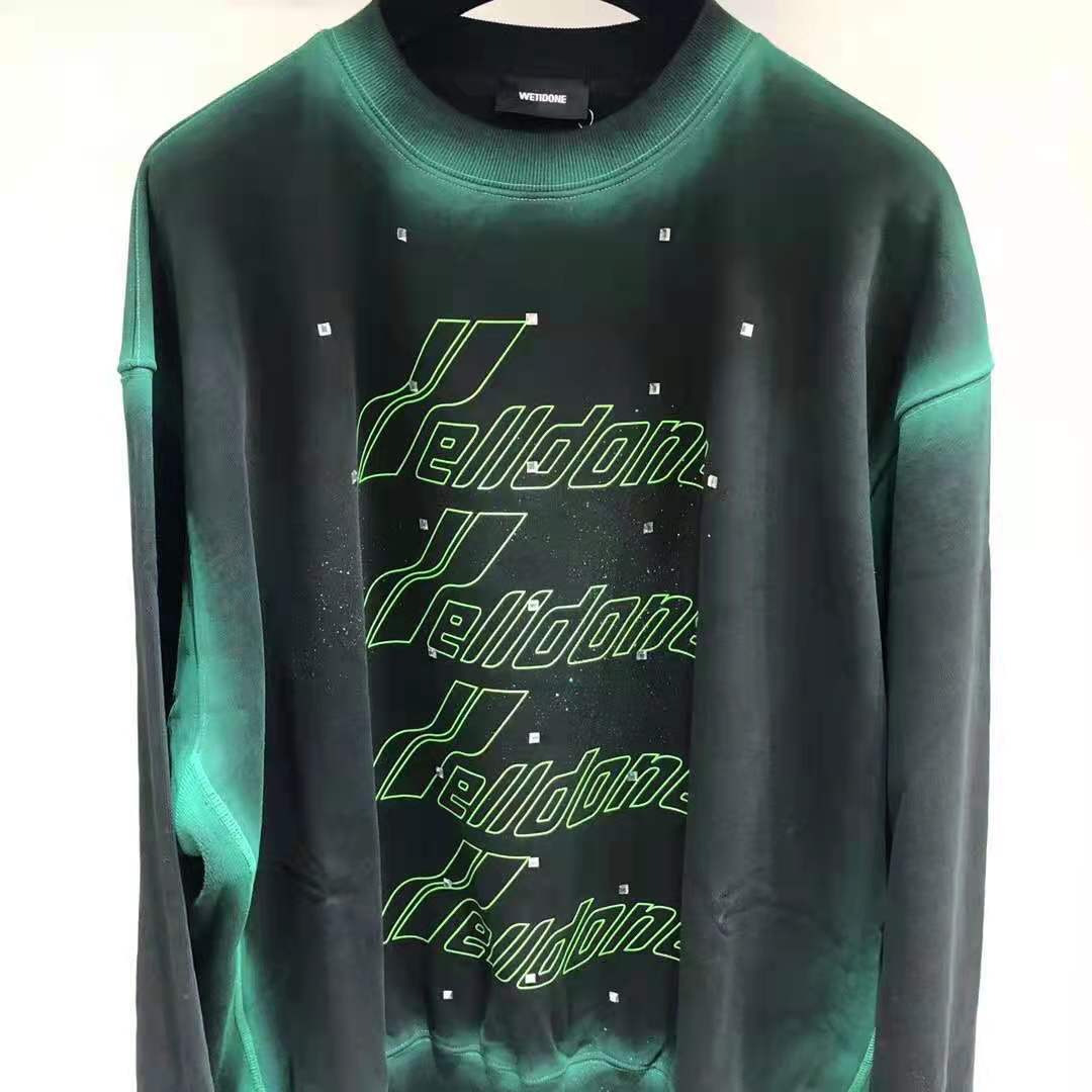 We11 Done Logo Sweater In Black
