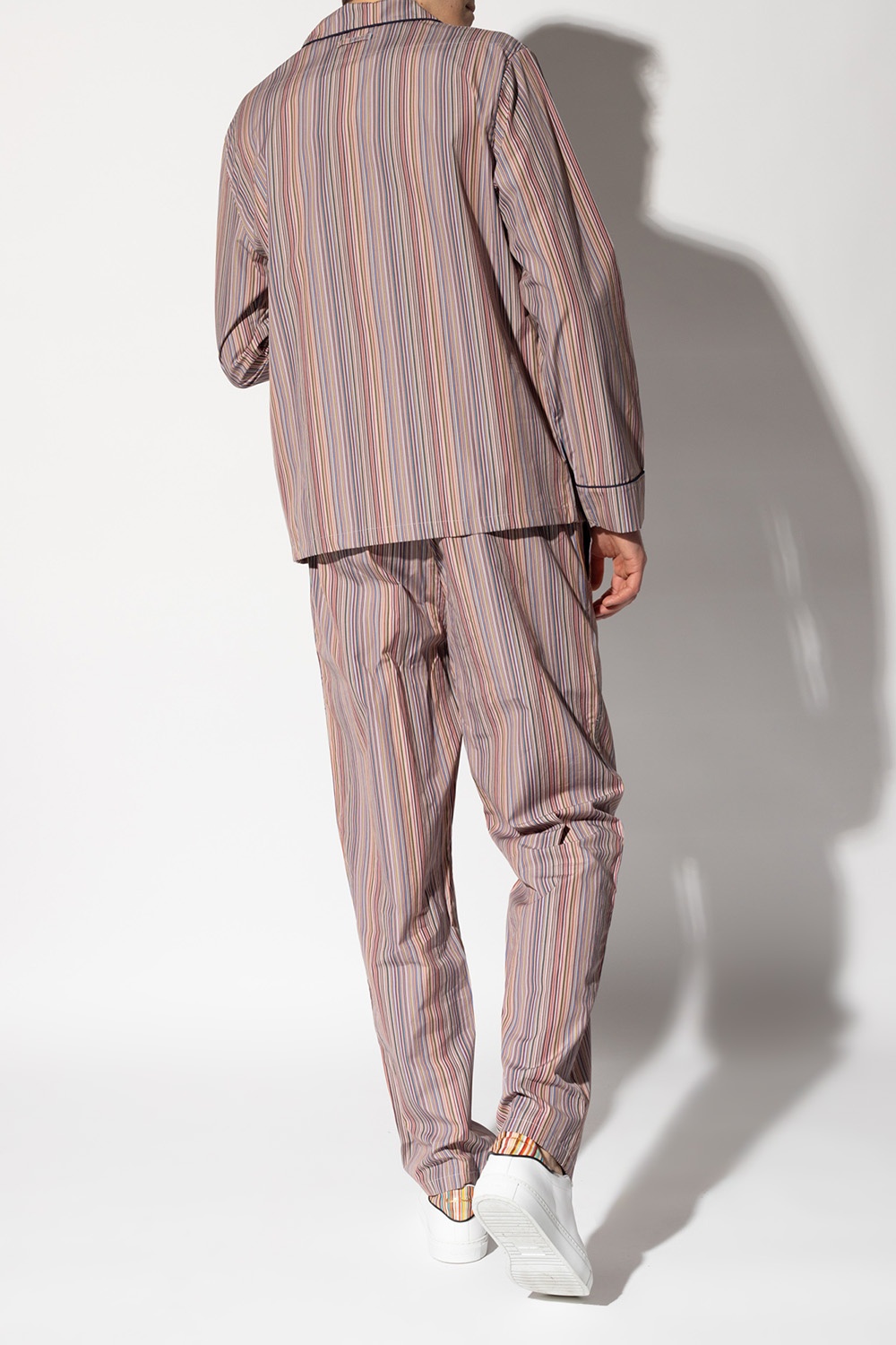 PAUL SMITH ARTIST STRIPE COTTON PAJAMAS