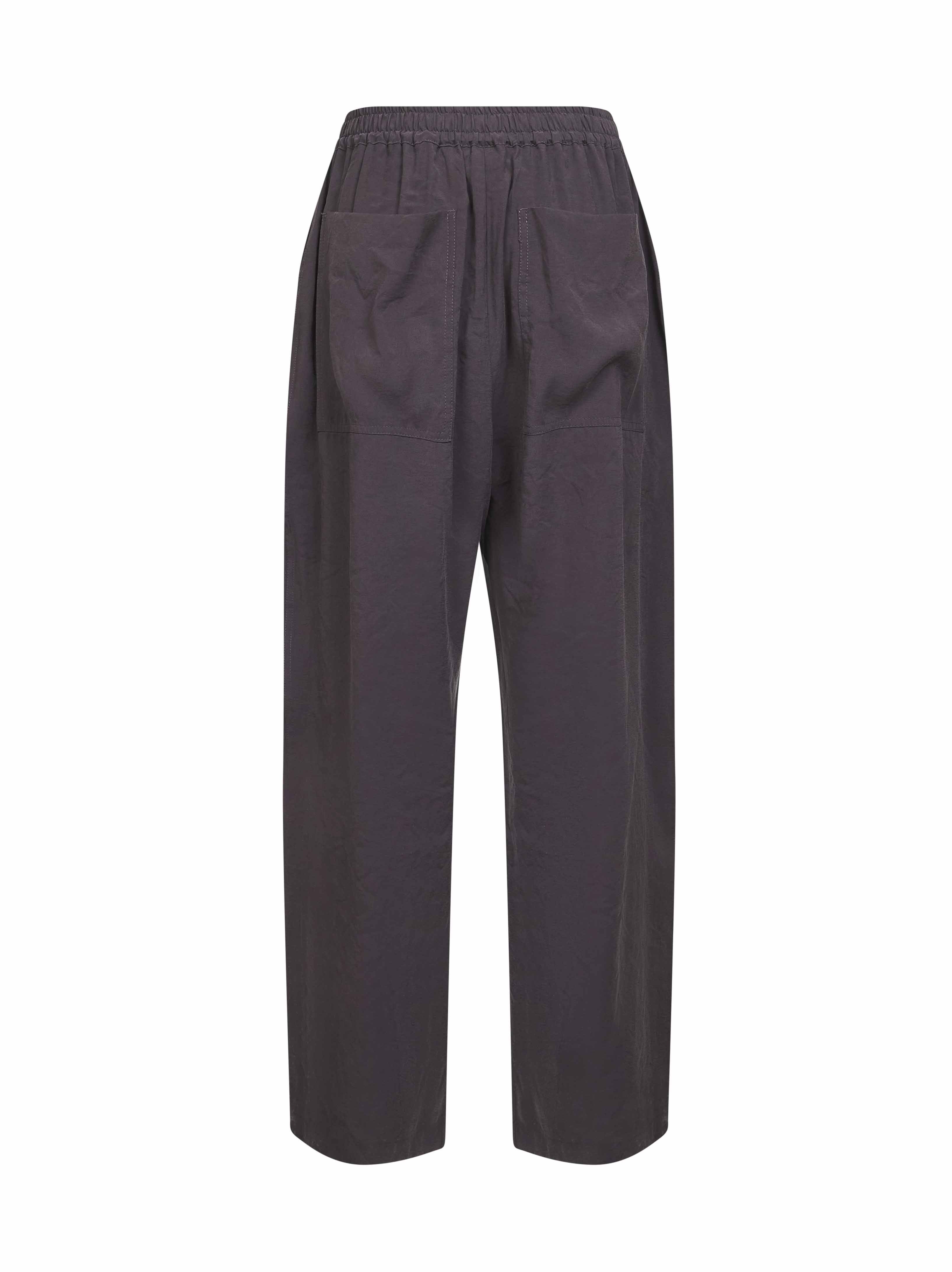 Studio Nicholson Capel Drawstring Straight-leg Trousers In Black