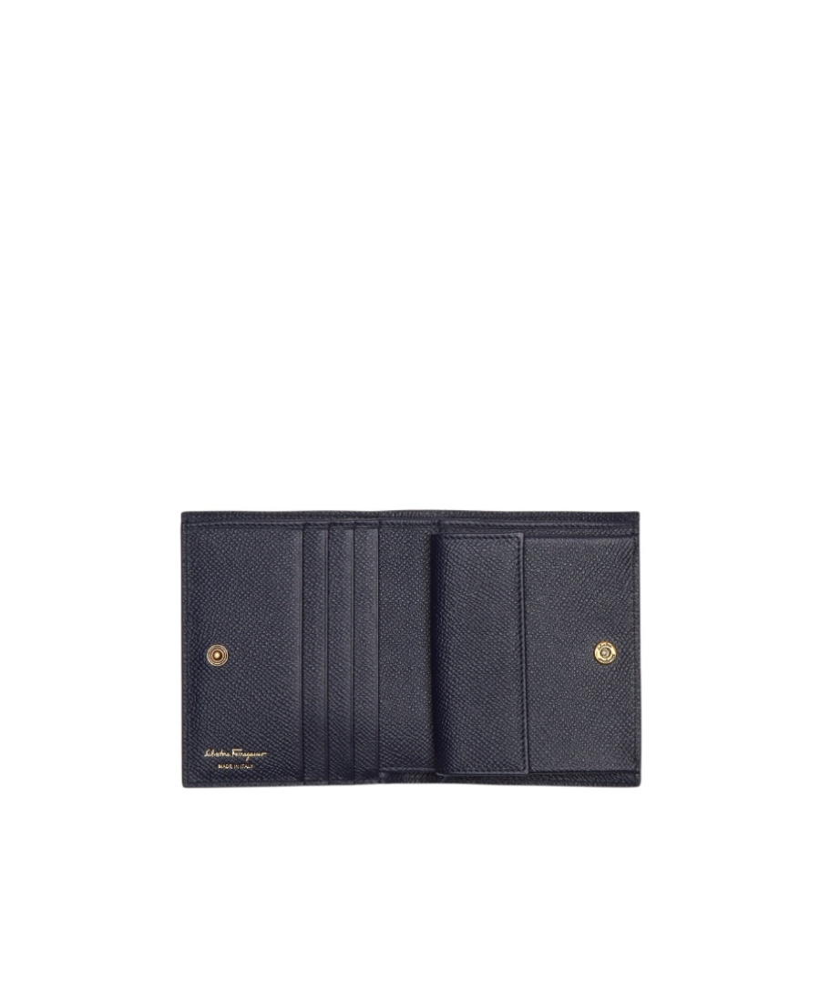 Ferragamo Compact Wallet In Blue