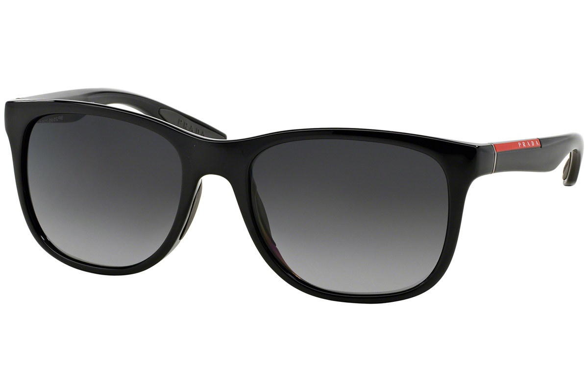 Prada Logo Gradient Sunglasses In Black