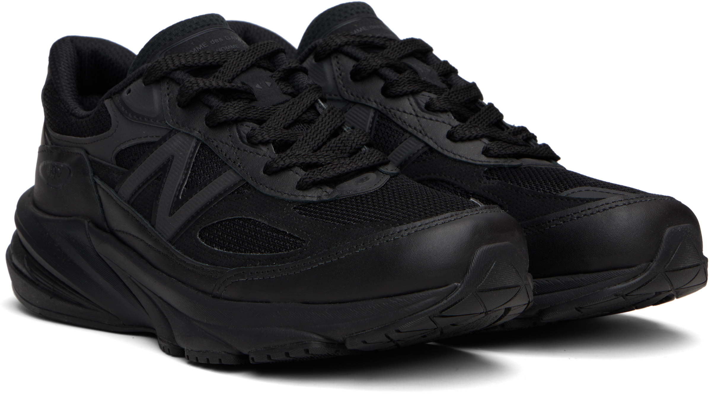 Comme Des Garçons Homme X New Balance Made 990v6 Sneakers In Black