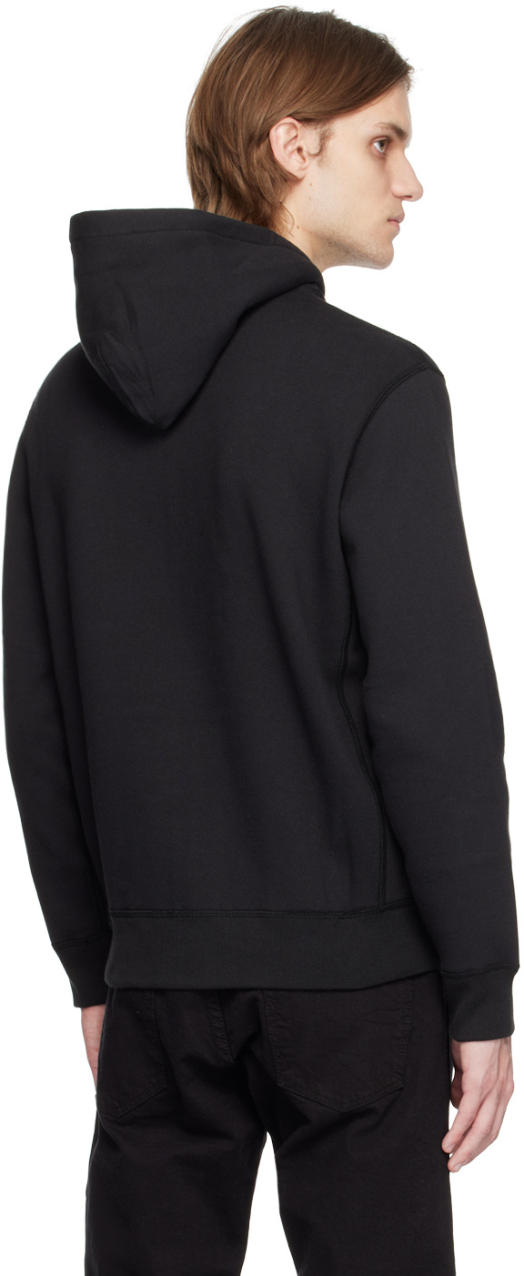 Polo Ralph Lauren Cotton-blend Zip Hoodie In Black