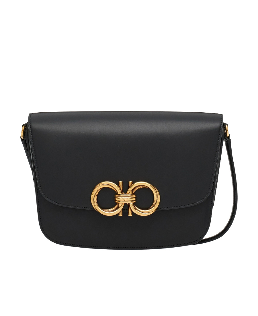 FERRAGAMO TRAPEZIO SHOULDER BAG