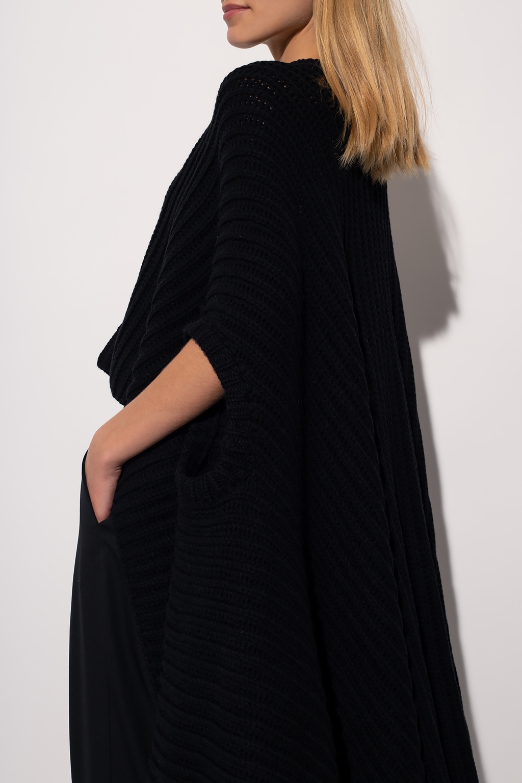 Ann Demeulemeester 'kris' Cloak In Black