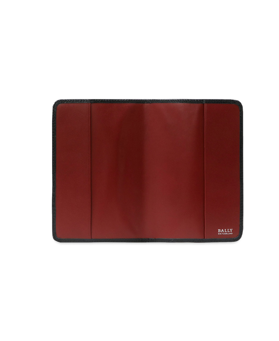 Shop Bally Logo Details Wallet In Black