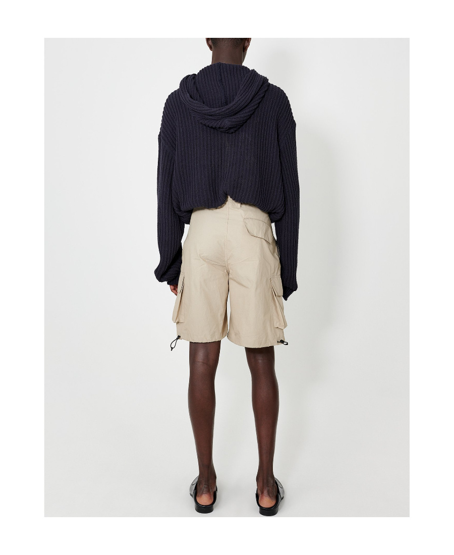 Our Legacy Mount Drawstring-hem Shorts In Nude