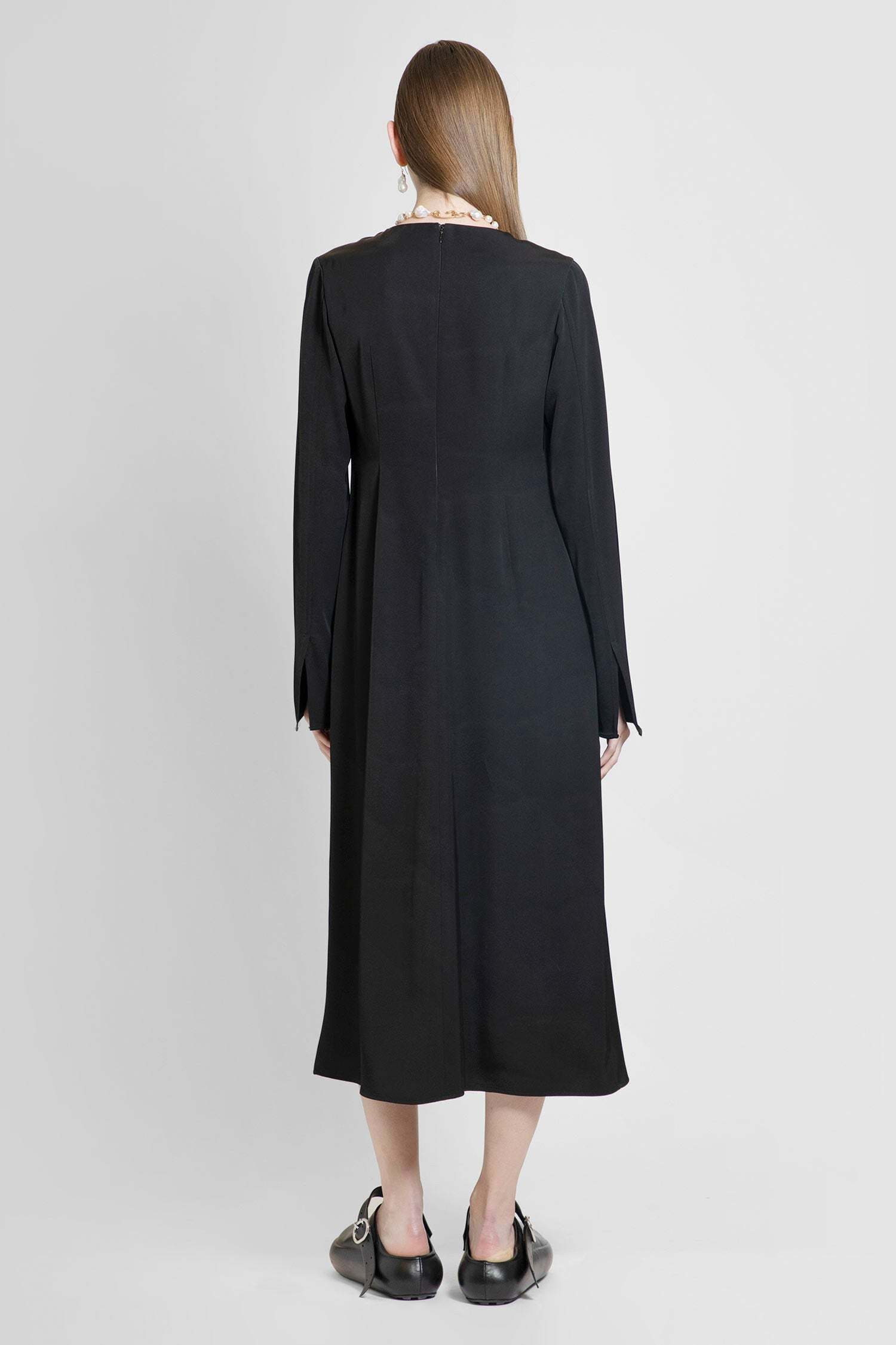 Jil Sander Woman Black Dresses In Black