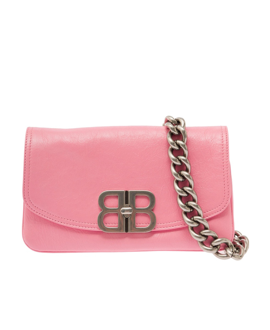 Balenciaga Small Flap Bb Soft Bag In Pink