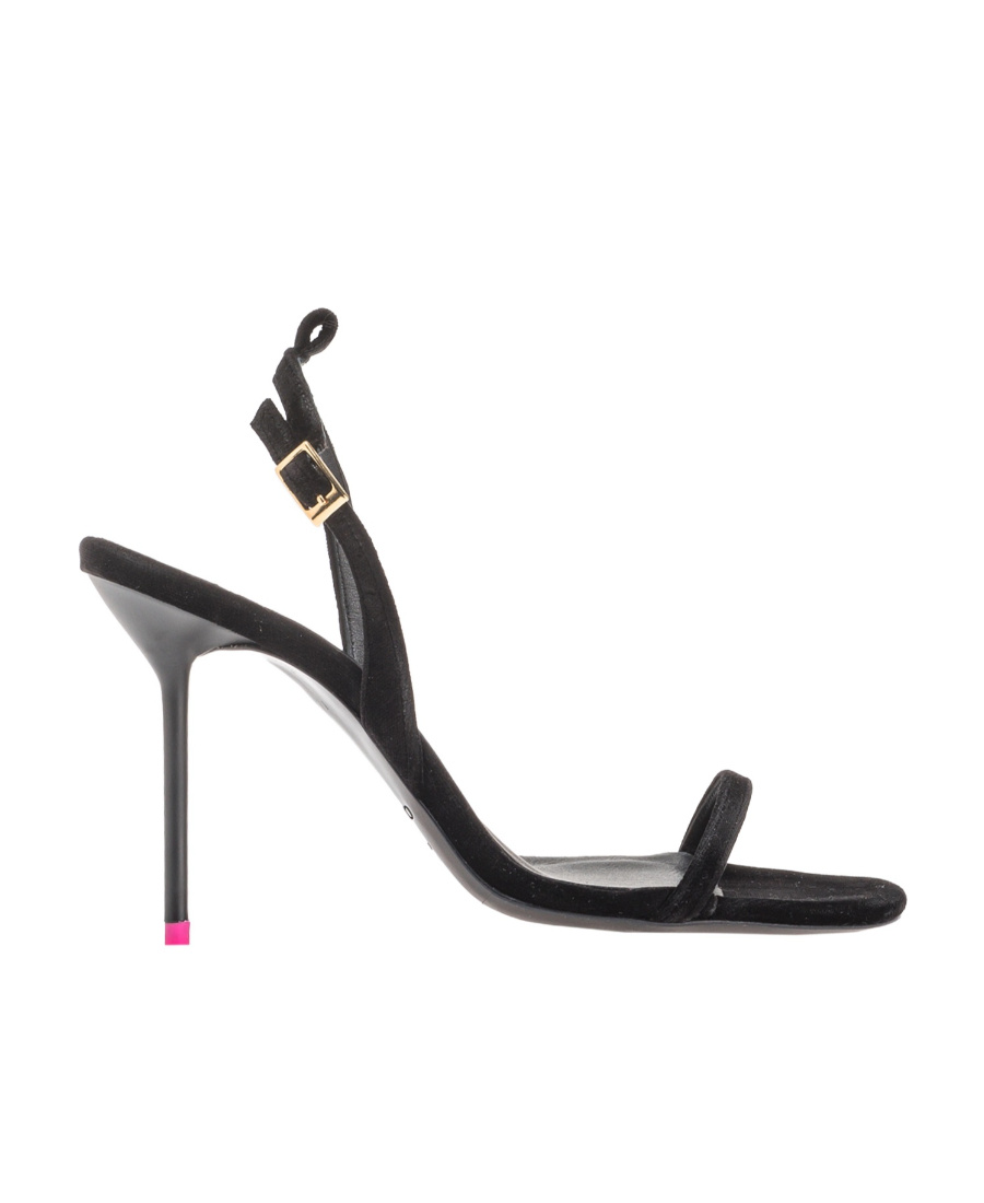 Pinko 110mm Leather Open-toe Sandals In Black