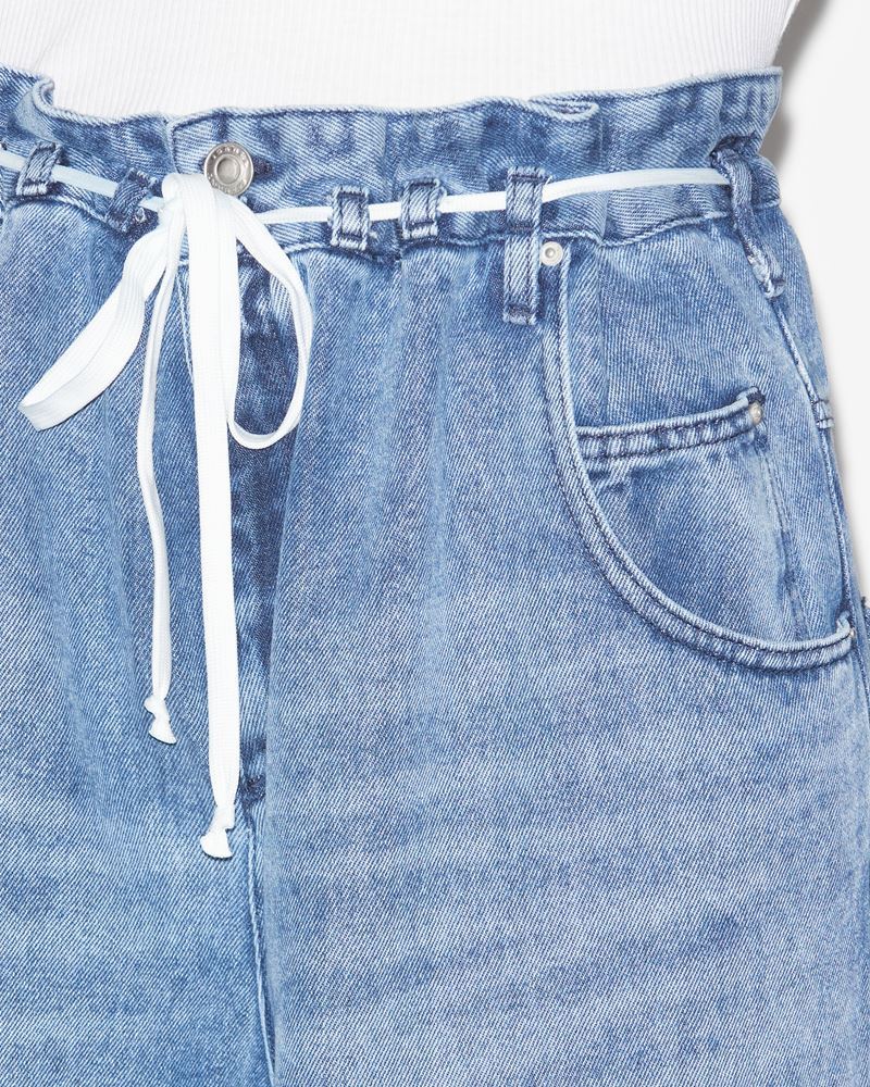 Shop Isabel Marant Jordy Pants In Blue