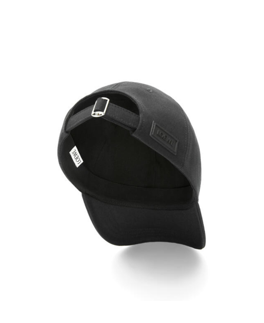 Loewe Anagram Patch Baseball Cap In Black