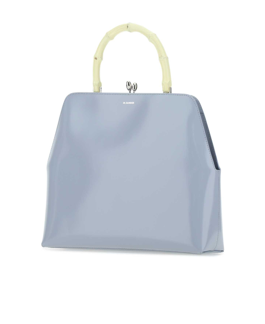Jil Sander Goji Square-frame Tote In Blue