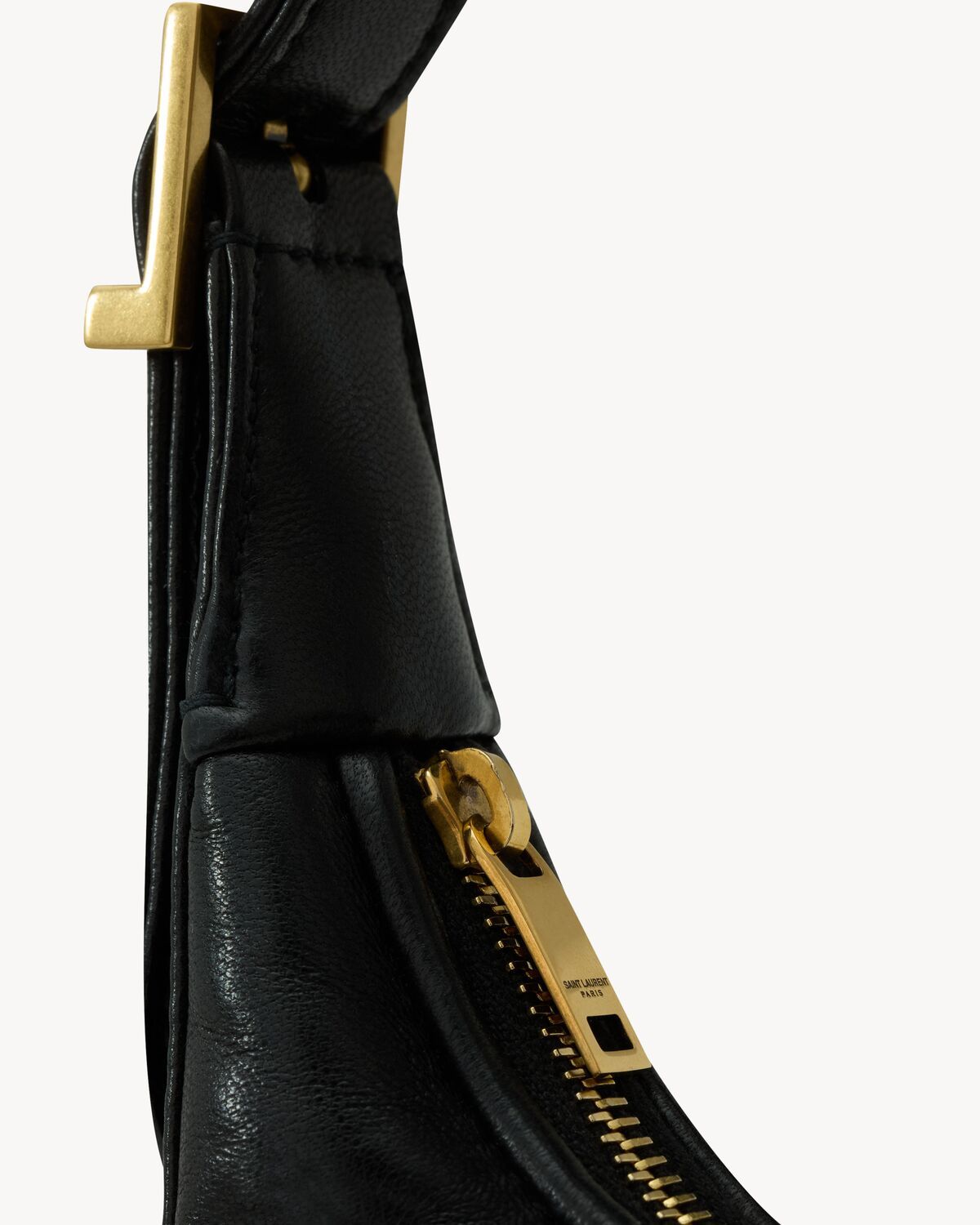 Saint Laurent Mini Wandering Bag In Black