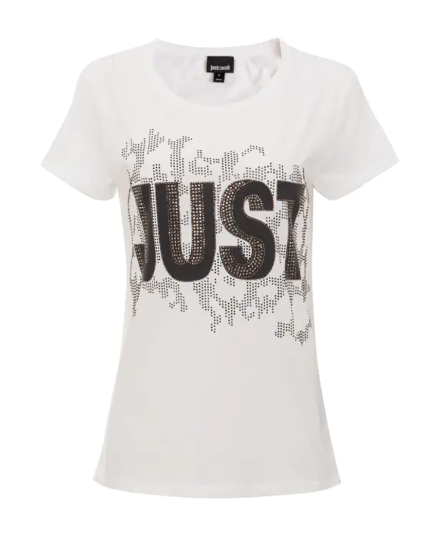 Just Cavalli Short-sleeved T-shirt In White