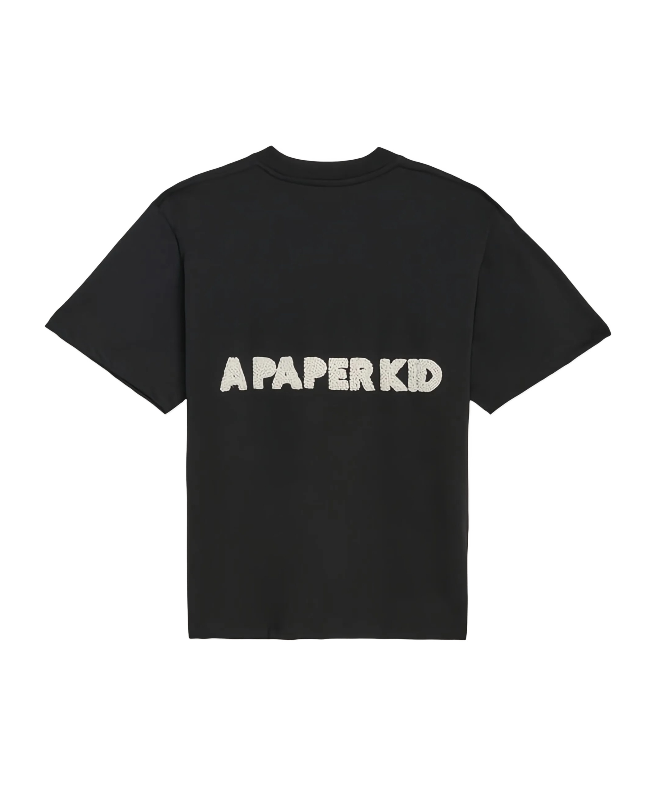 A Paper Kid Short-sleeved T-shirt In Black