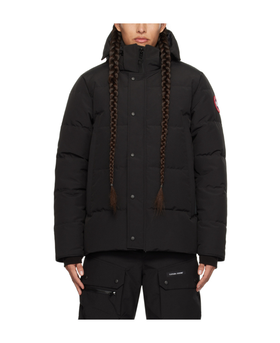 Canada Goose Wyndham Down Jacket In Black