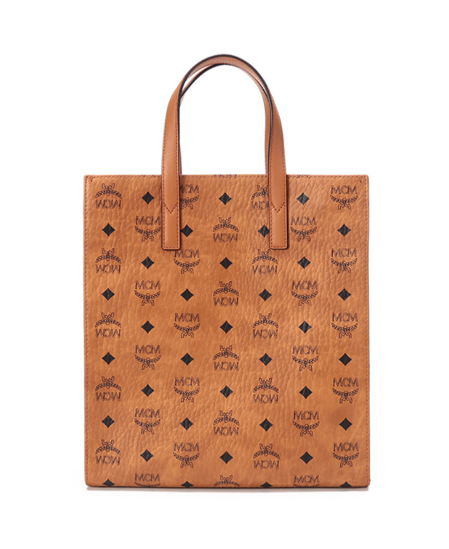 Mcm Fortuna Visetos Handbag In Brown