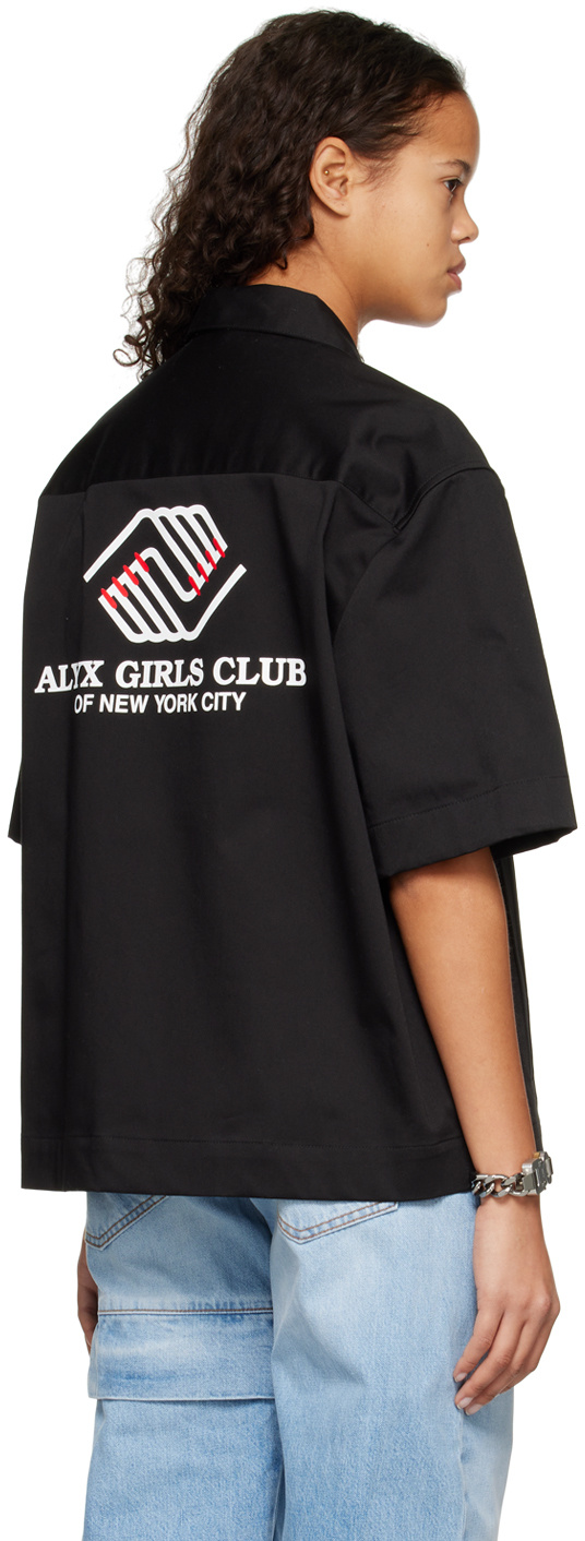 Alyx Black Printed T-shirt In Black
