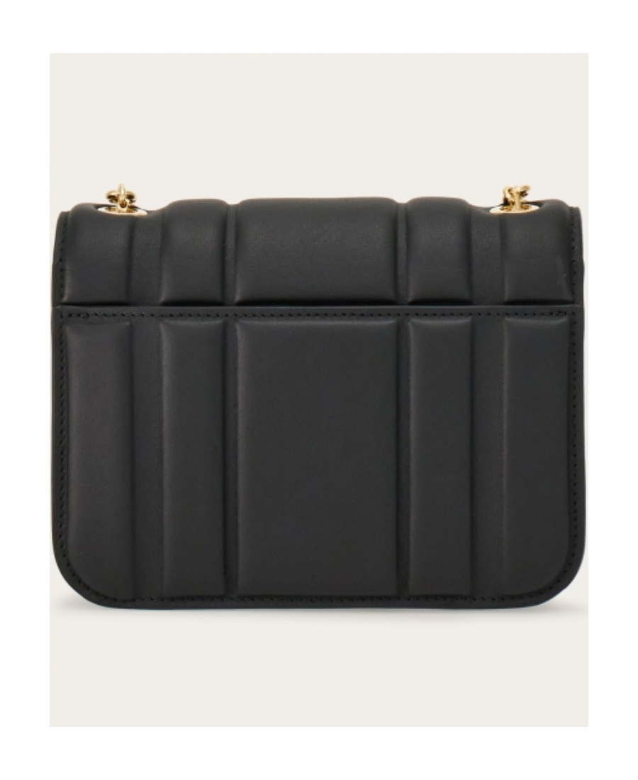 Ferragamo Gancini Twist-lock Crossbody Bag In Black