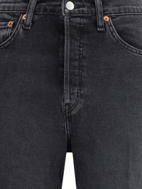 Re/done 90s High Rise Loose Jeans In Black
