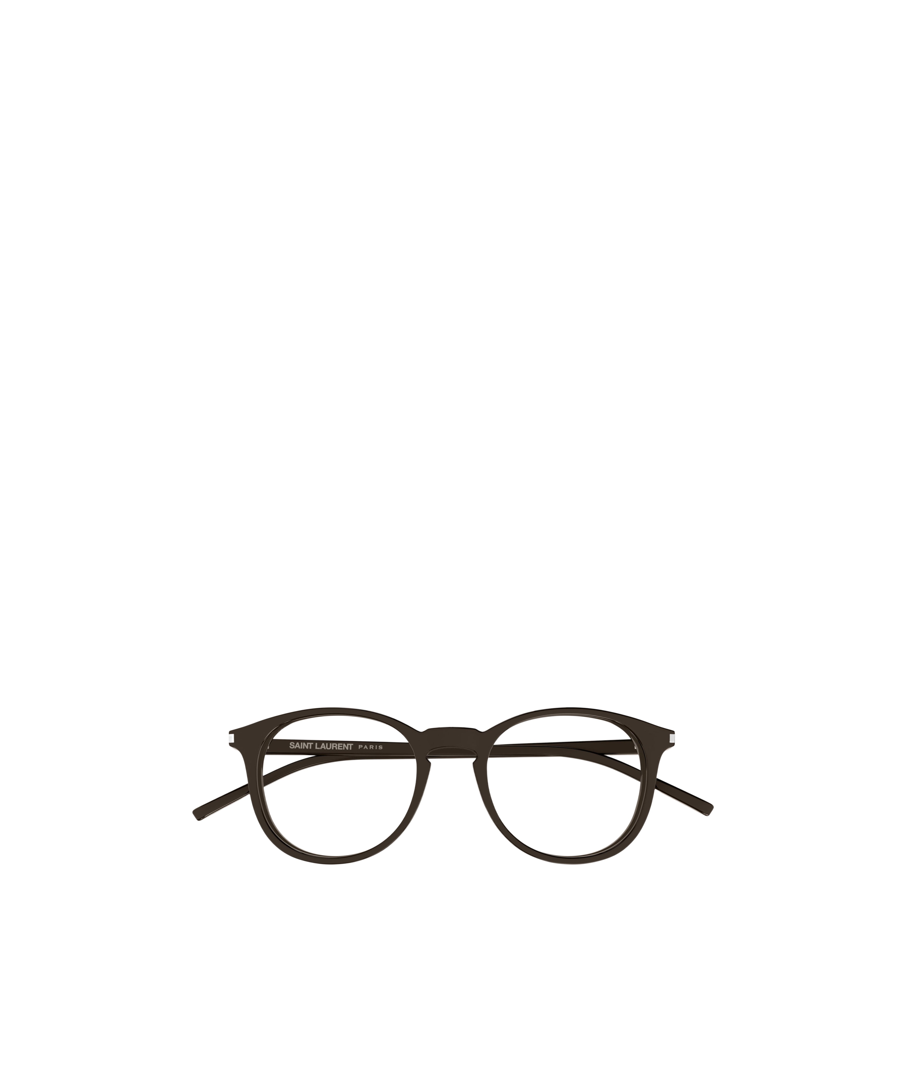 Saint Laurent Logo Flat Mirror In Black