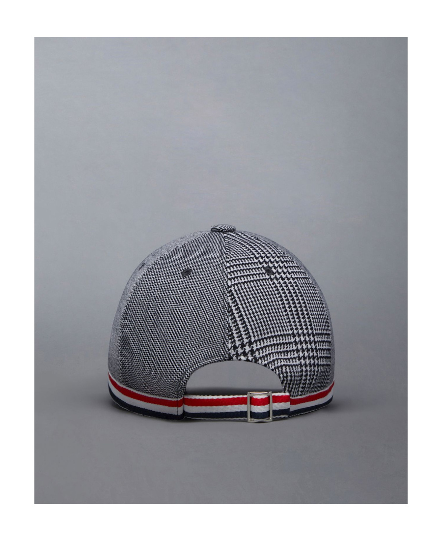 THOM BROWNE MULTI-PRINT WOOL BASEBALL CAP