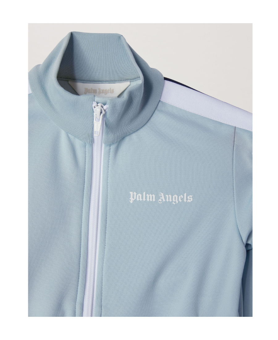 Palm Angels Logo-print Track Jacket In Blue