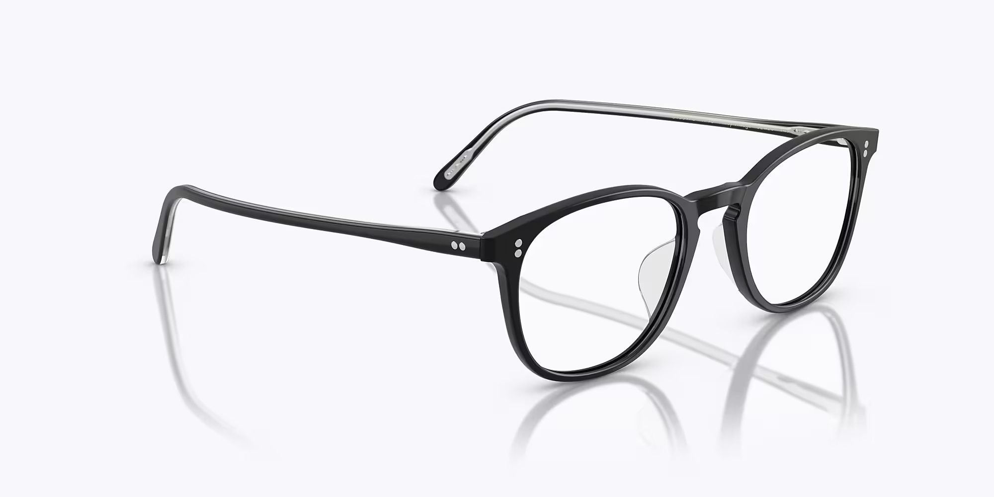 Oliver Peoples Full Frame Plain Mirror In Black