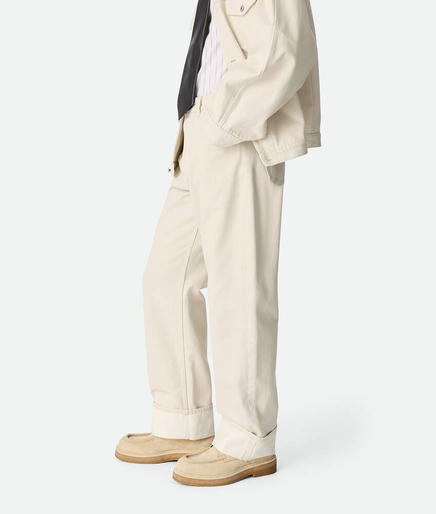 Bottega Veneta Bunte Jeans Mit Umschlag In Nude