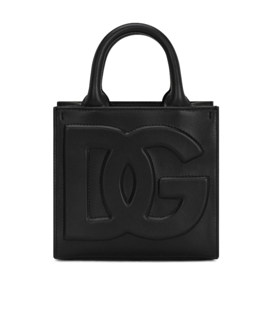 Dolce & Gabbana Dg Daily Leather Tote Bag In Black