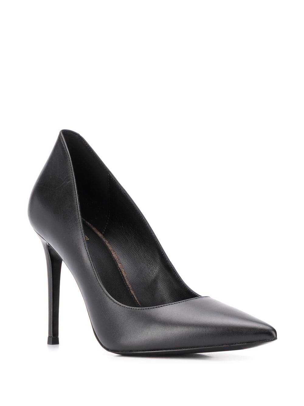 Michael Kors Black Patent Leather Claire Pump In Black