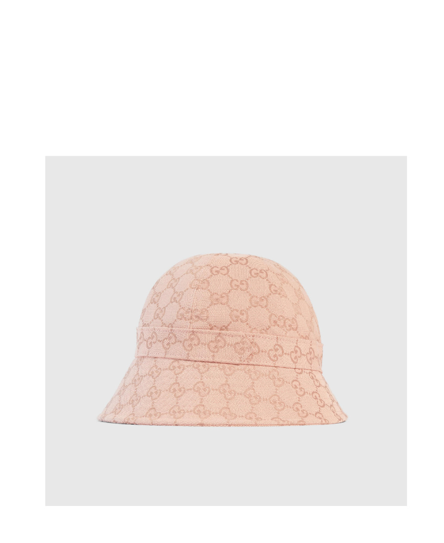 Gucci Gg-canvas Bucket Hat In Nude
