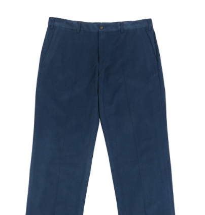 Paul & Shark Straight Casual Pants In Blue