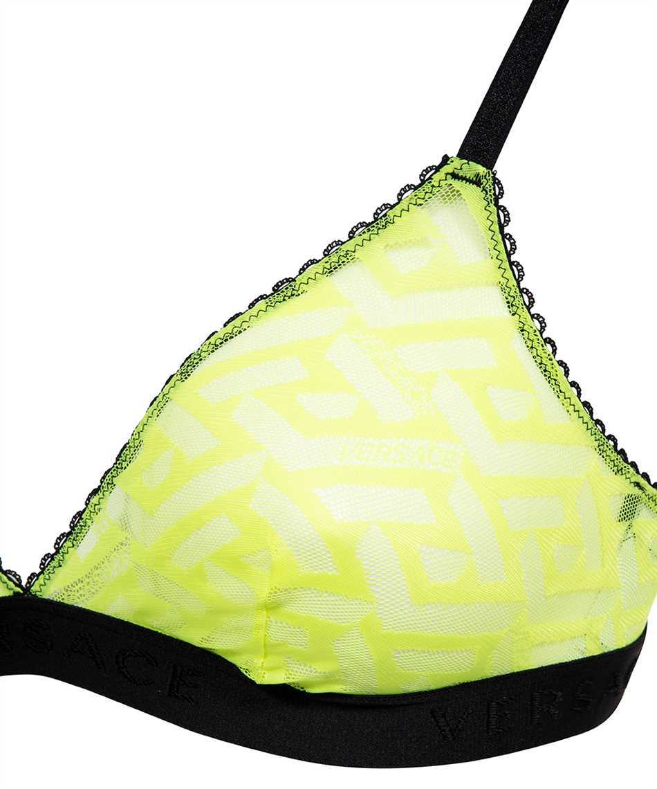 Versace Logo Bra In Yellow