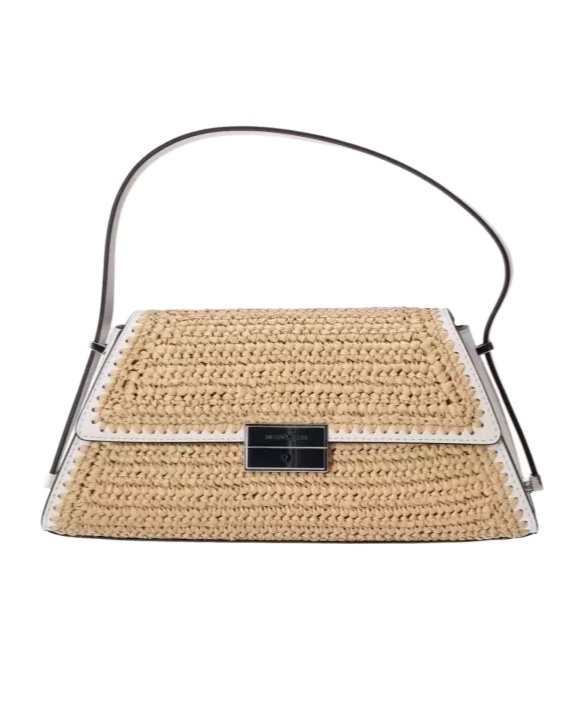 Michael Kors Flap Tote Bag In Light Brown