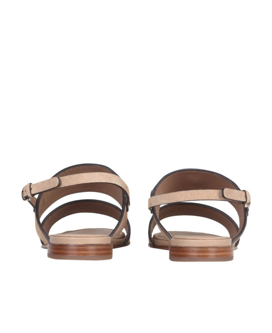 Ferragamo Double-strap Slingback Sandals In Nude