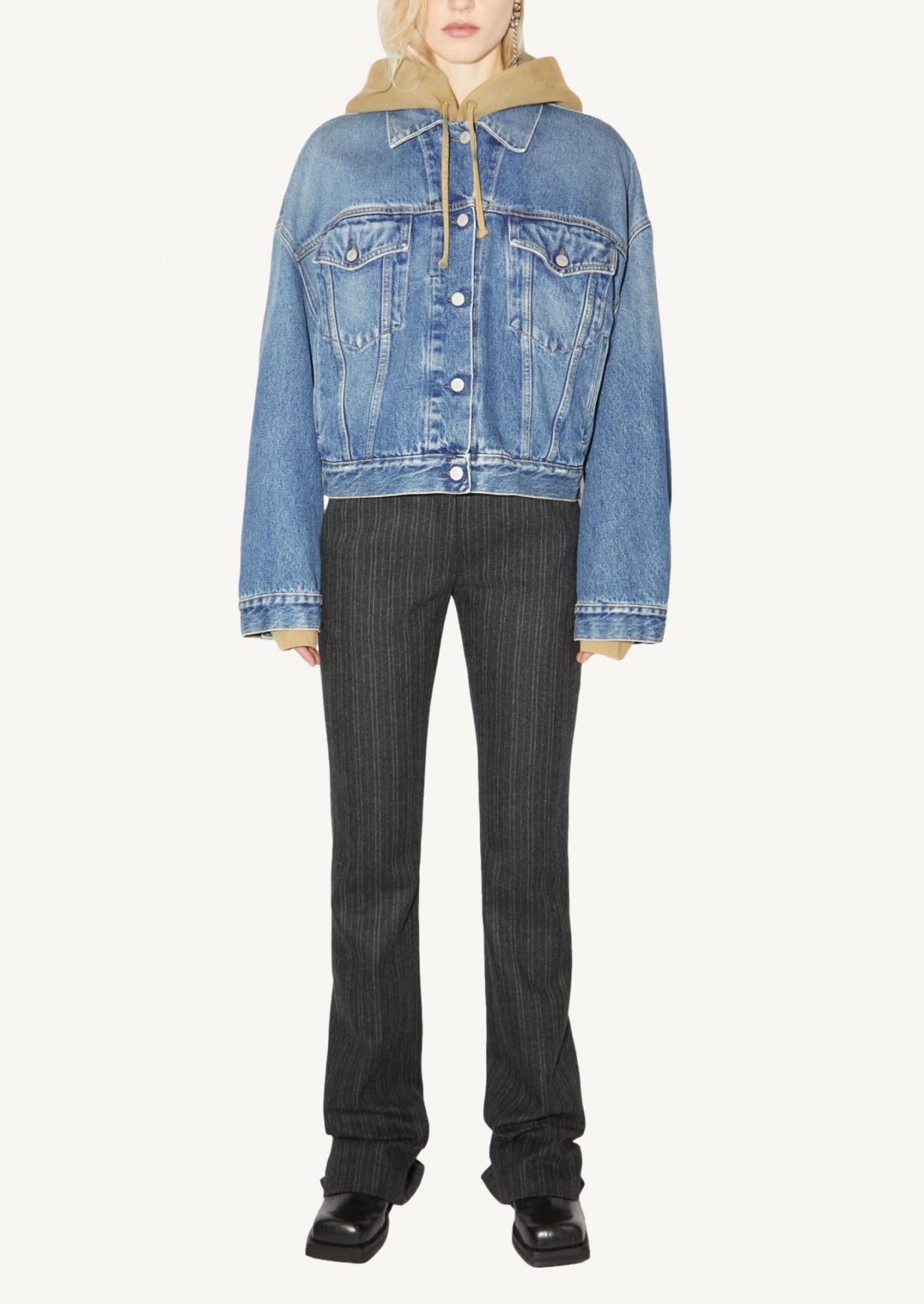 Acne Studios Shoulder Caps. In Blue