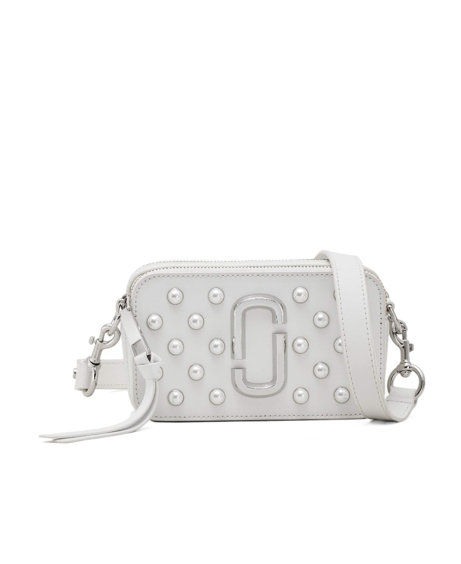 Marc Jacobs The Pearl Snapshot Crossbody Bag In White