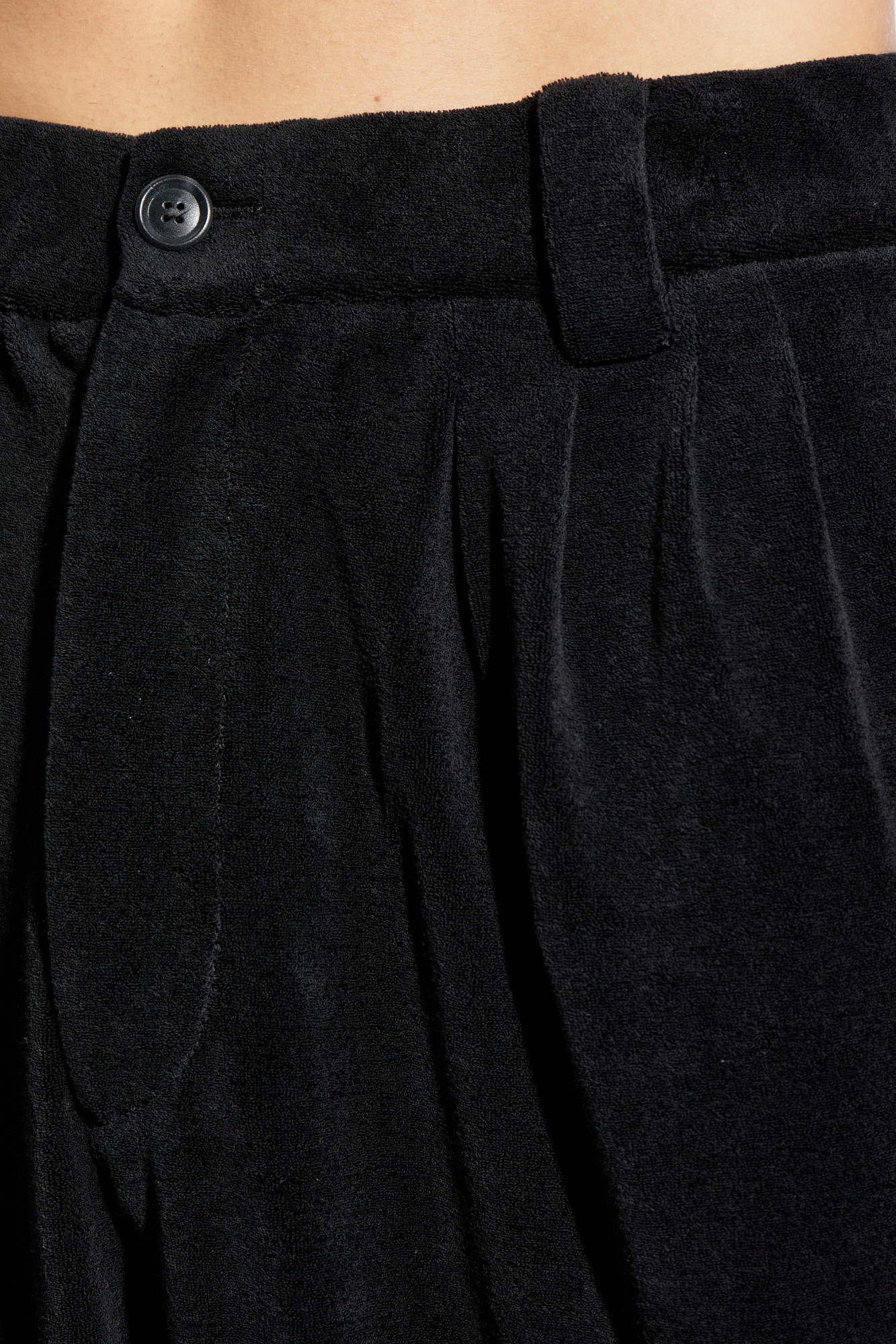 Giorgio Armani Tapered Trousers In Black
