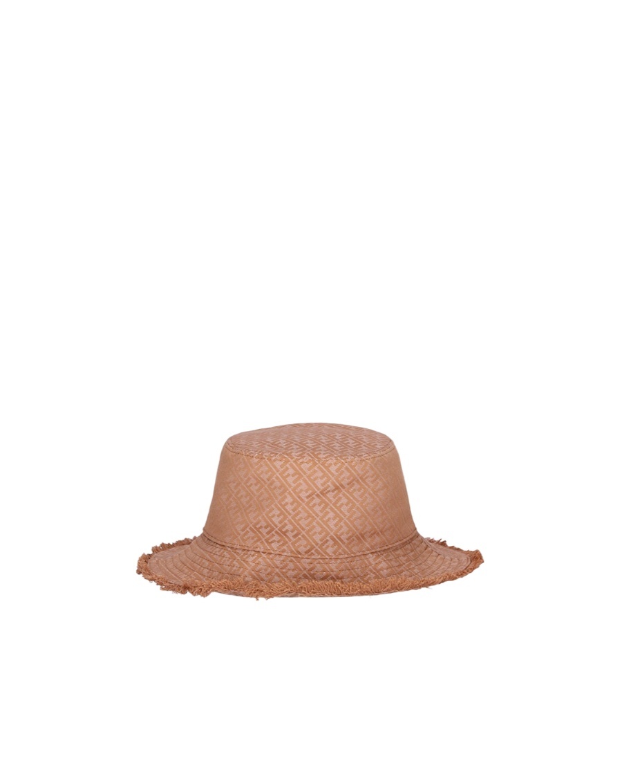 Fendi Patterned Hat In Pink
