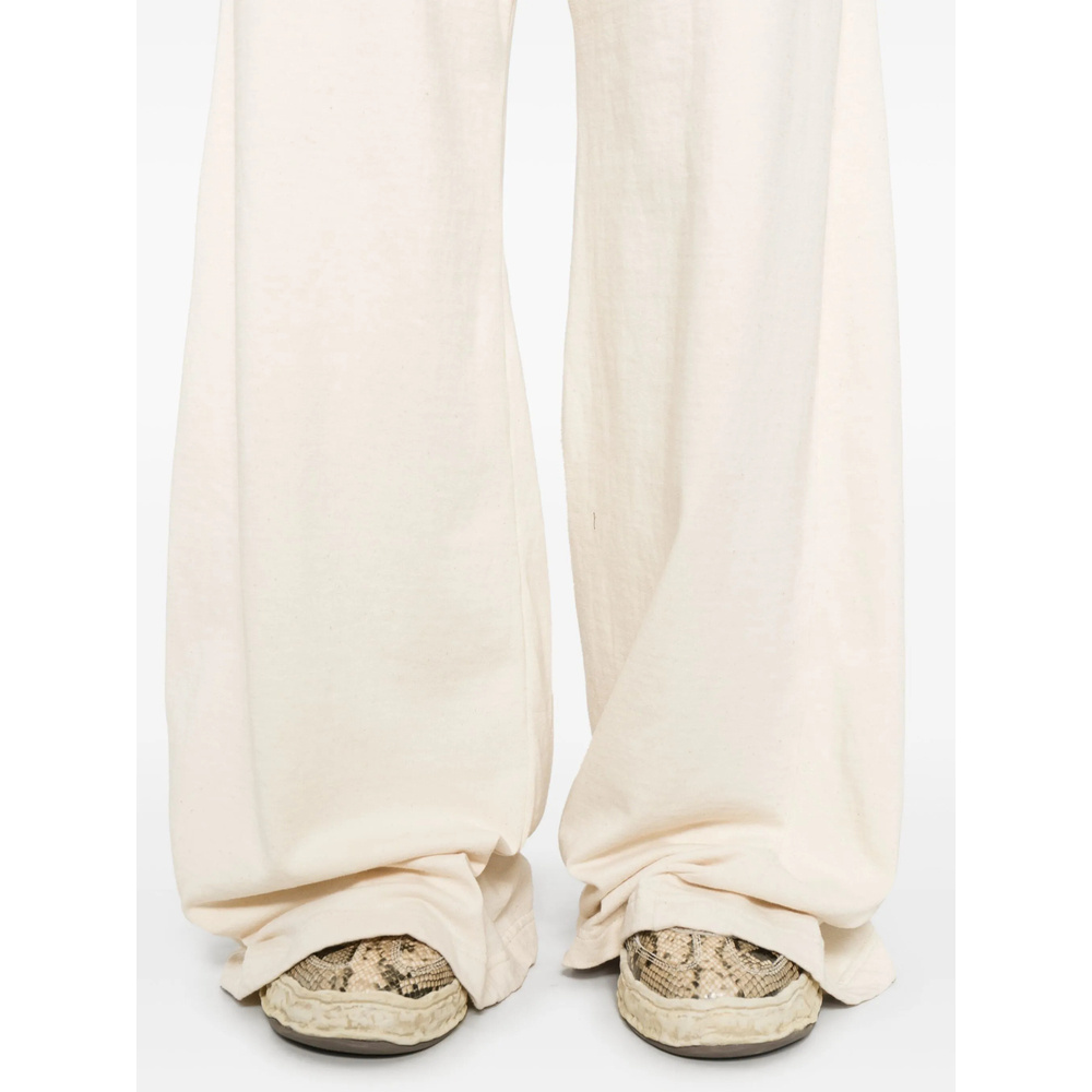 Rick Owens Drkshdw Geth Belas Track Pants In Light Beige