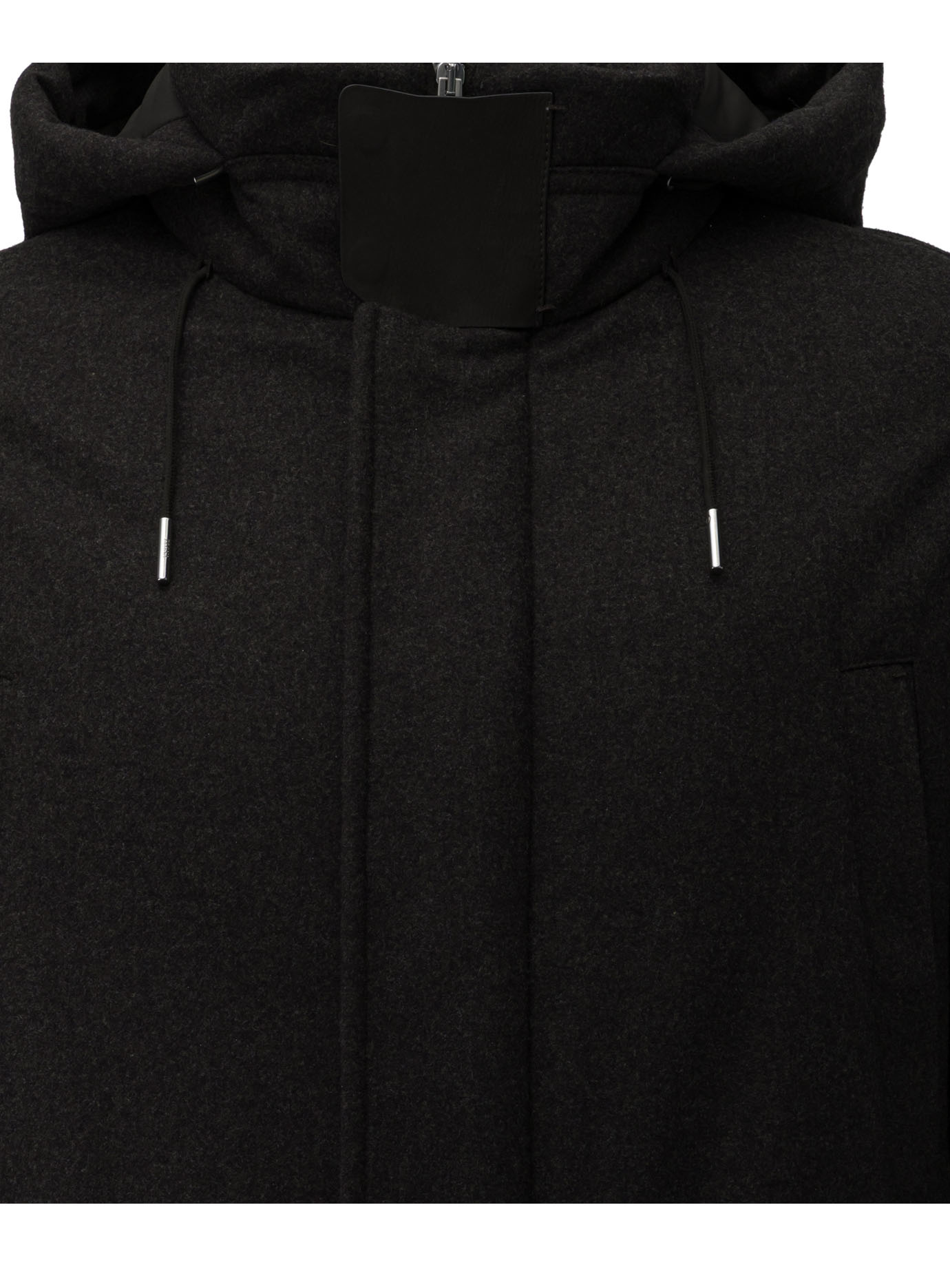 Zegna Jacket With Zip Closure In Black