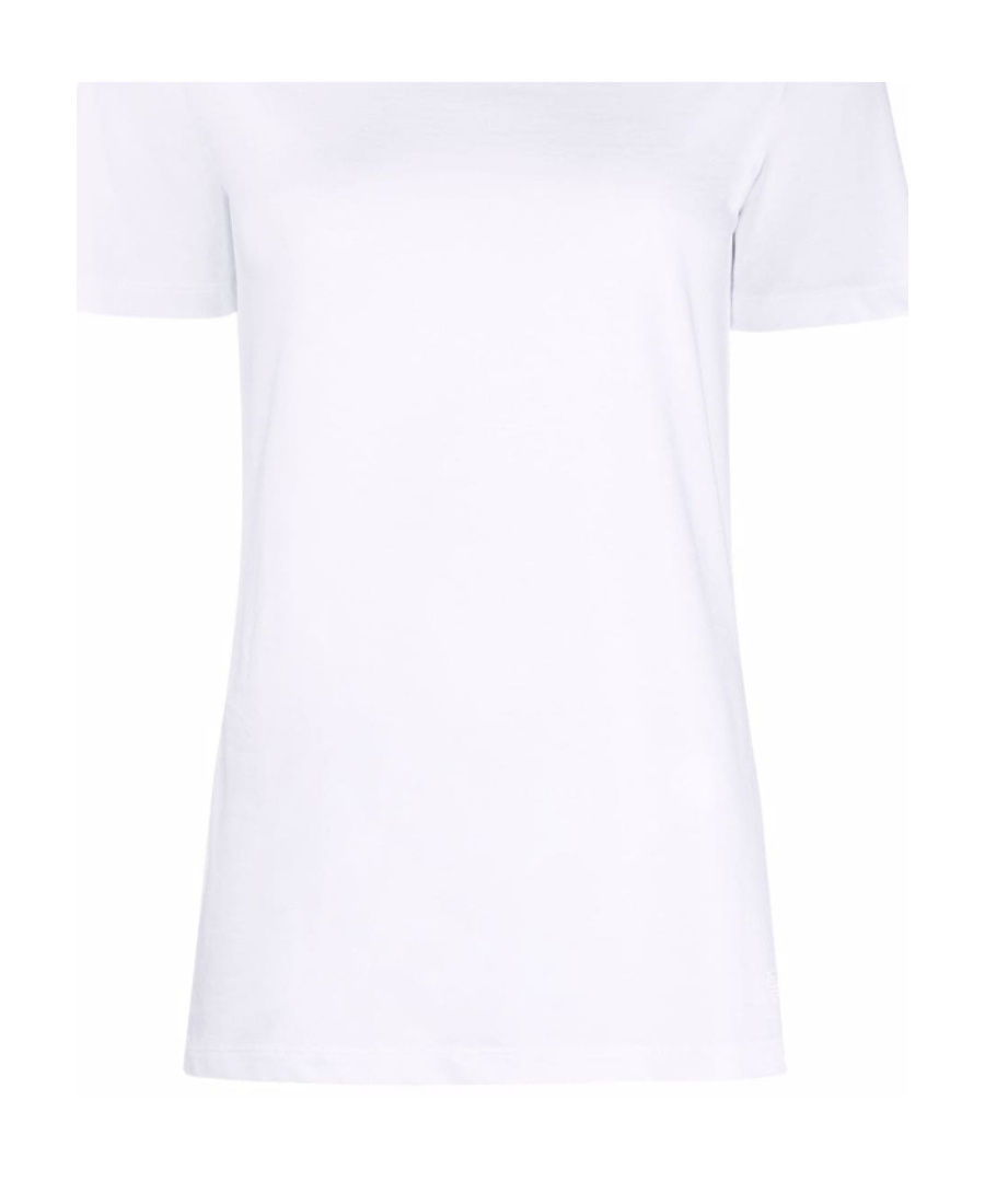 Shop Emporio Armani Crewneck Jersey T-shirt In White