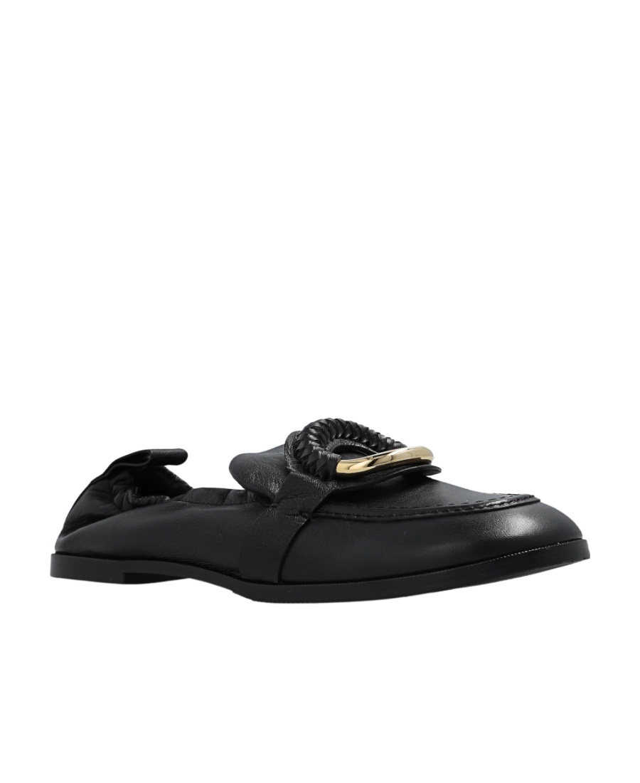 See By Chloé Woven-trim Loafers In Black