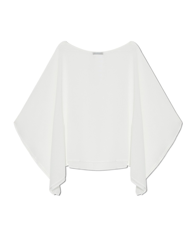 Shop Balmain Silk Blouse In White