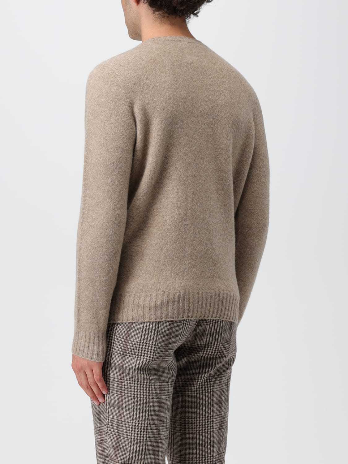 Drumohr Round Neck Pullover Sweater In Nude