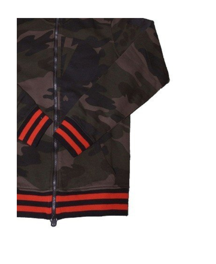 Hydrogen Camouflage With Hat Casual Jacket In Black