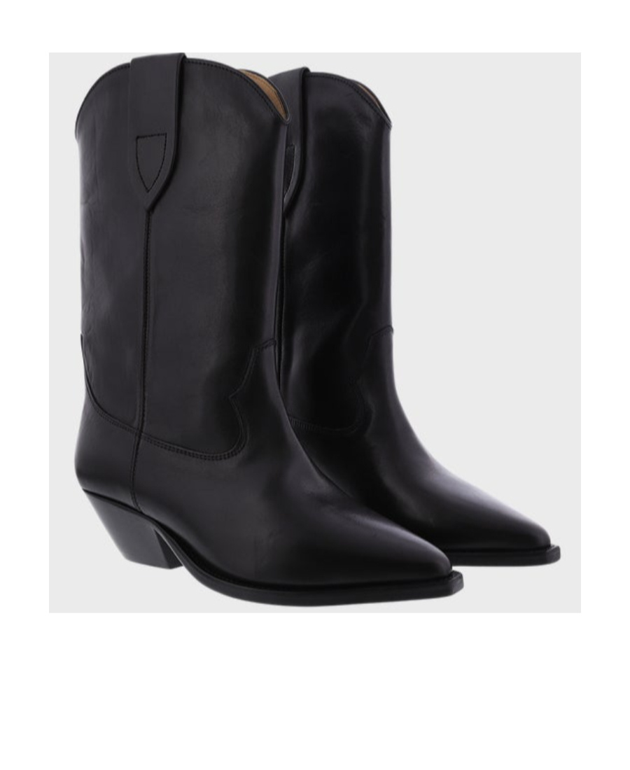 Shop Isabel Marant Pointed Toe Block Heeled Ankle Boots In Black