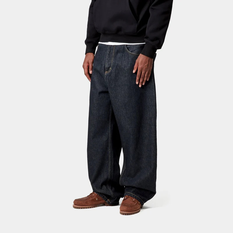 Carhartt Wip Denim Smith Brandon Trousers In Blue